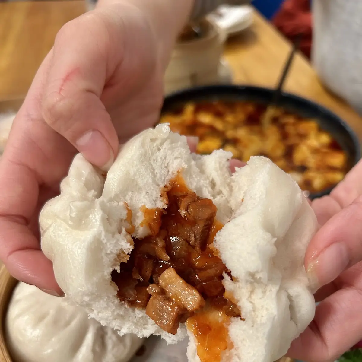 steamed pork buns 叉烧包